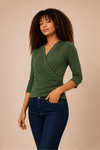 Blusa decote transpassado stella maris 1 -1-
